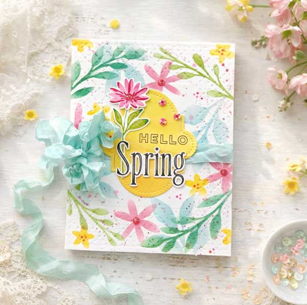 Papertrey Ink This is Big Sentiments: Spring Stamp