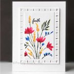Penny Black Delicate Blossoms Stamp