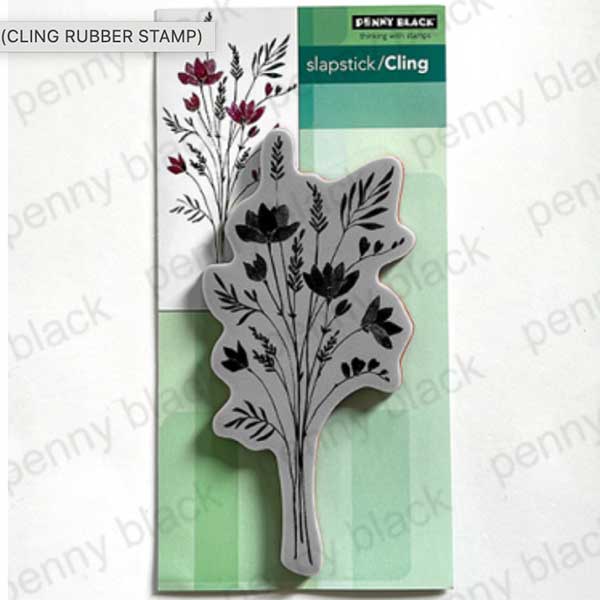 Penny Black Delicate Blossoms Stamp