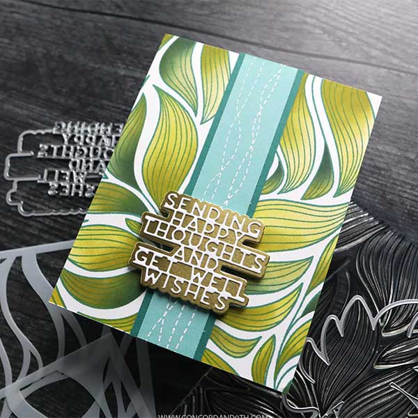 Concord &amp; 9th - Kristina Werner Long Line Leaves Stencil Pack