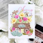 Papertrey Ink Spring Wagon Stamp