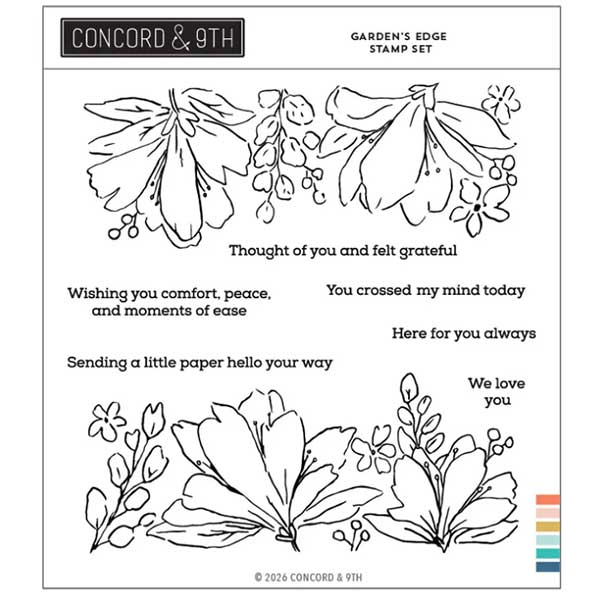 Concord &amp; 9th Garden's Edge Stamp