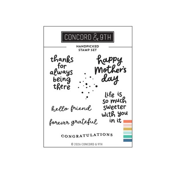 Concord &amp; 9th Handpicked Stamp Set