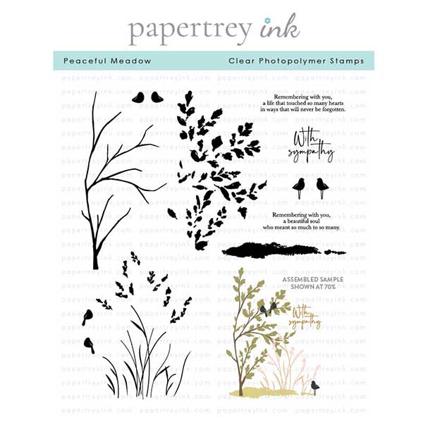 Papertrey Ink Peaceful Meadow Stamp