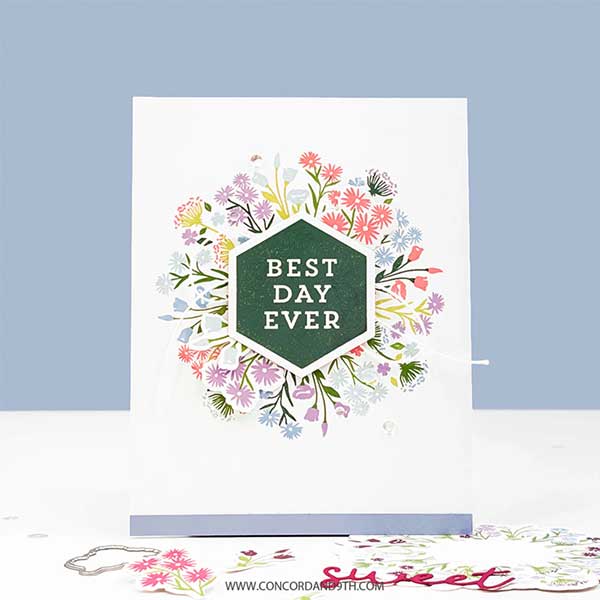 Concord &amp; 9th Bouquet Turnabout™ Stamp Set