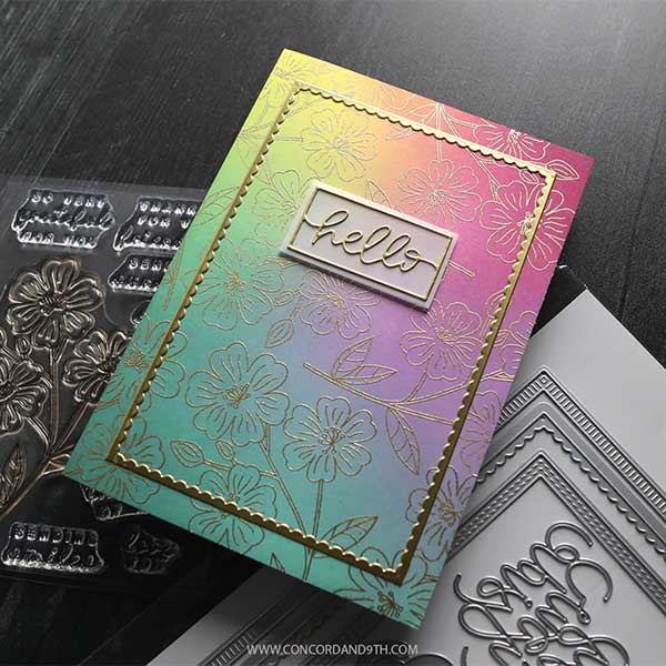 Concord &amp; 9th - Kristina Werner A7 Detailed Frames Dies