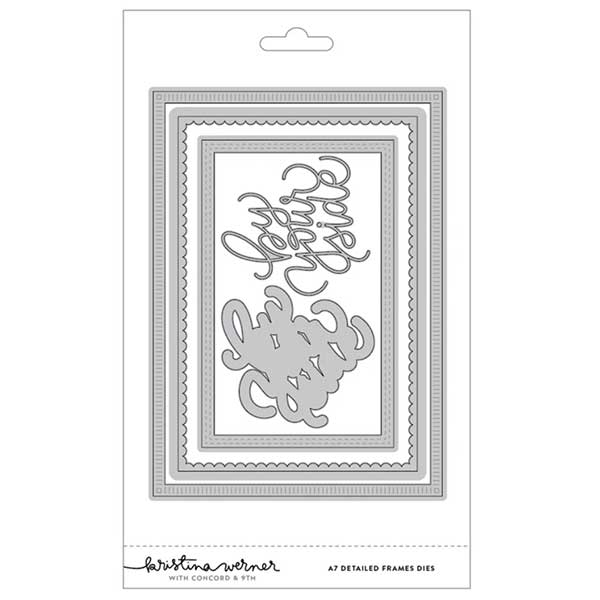 Concord &amp; 9th - Kristina Werner A7 Detailed Frames Dies