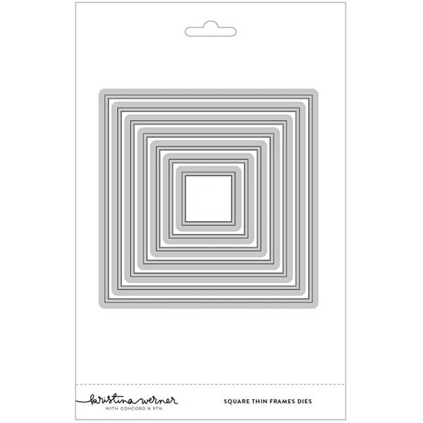 Concord &amp; 9th - Kristina Werner Square Thin Frames Dies