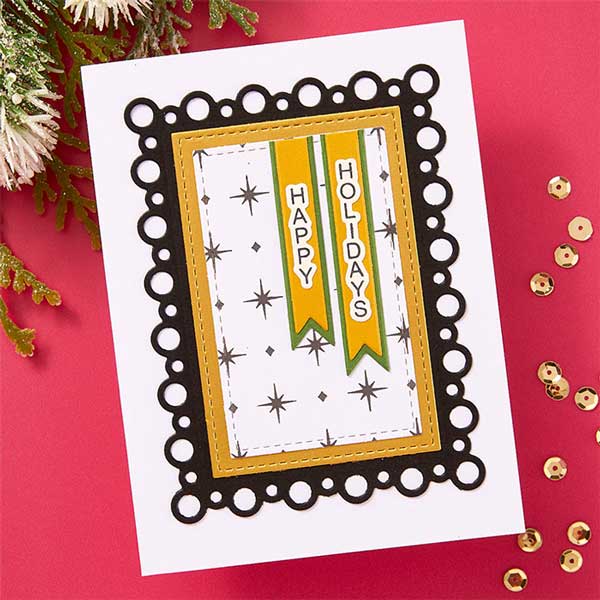 Spellbinders Nested Tree Frame Etched Dies