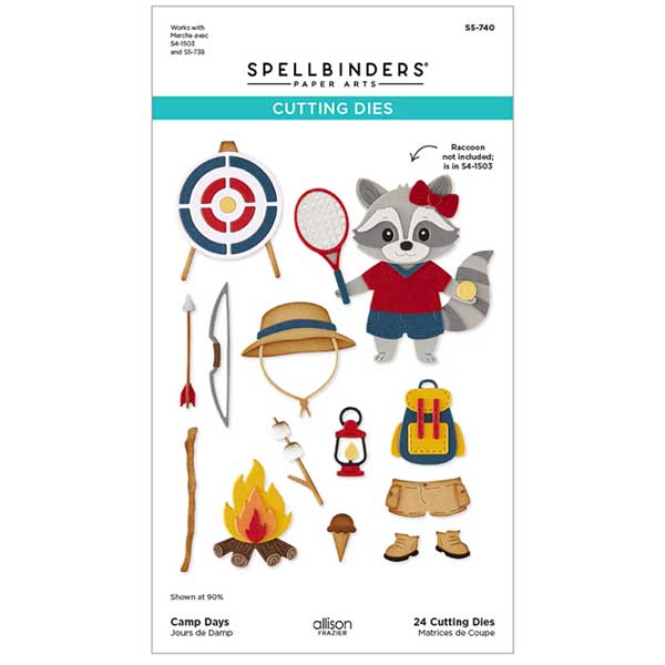 Spellbinders Camp Days Etched Dies