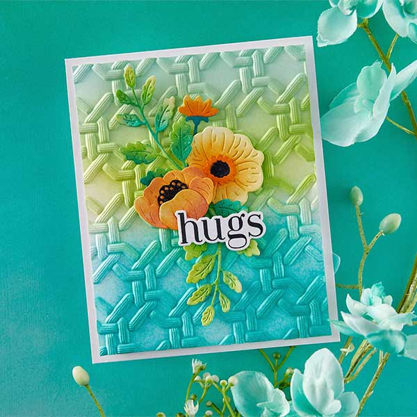 Spellbinders Crafter's Home Stylized Lattice 3D Embossing Folder