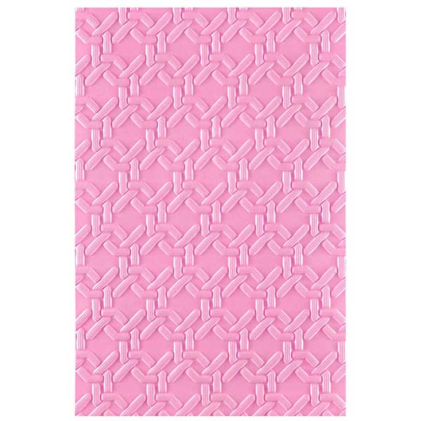 Spellbinders Crafter's Home Stylized Lattice 3D Embossing Folder