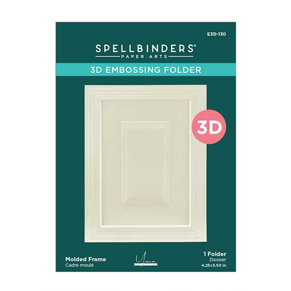 Spellbinders Molded Frame 3D Embossing Folder