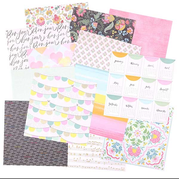 Rosie’s Studio Jubilee 6 x 6” Designer Paper Pad