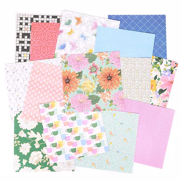 Rosie's Studio Breakfast In Bed 6x6" Designer Paper Pad