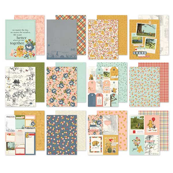 Simple Stories Say Cheese Classic Pooh Patterned Paper