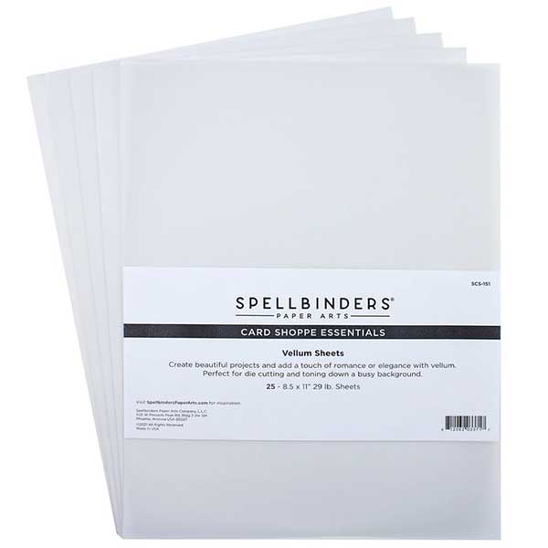 Spellbinders Vellum Sheets
