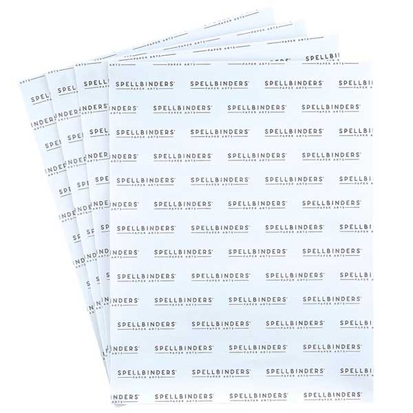 Spellbinders White Liner Sheets - 8.5" x 11"