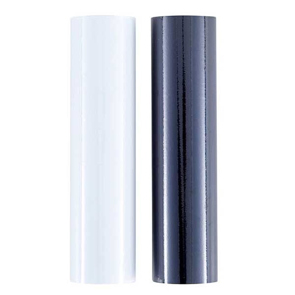 Spellbinders Glimmer Hot Foil 2 Rolls - Opaque Black &amp; White Pack