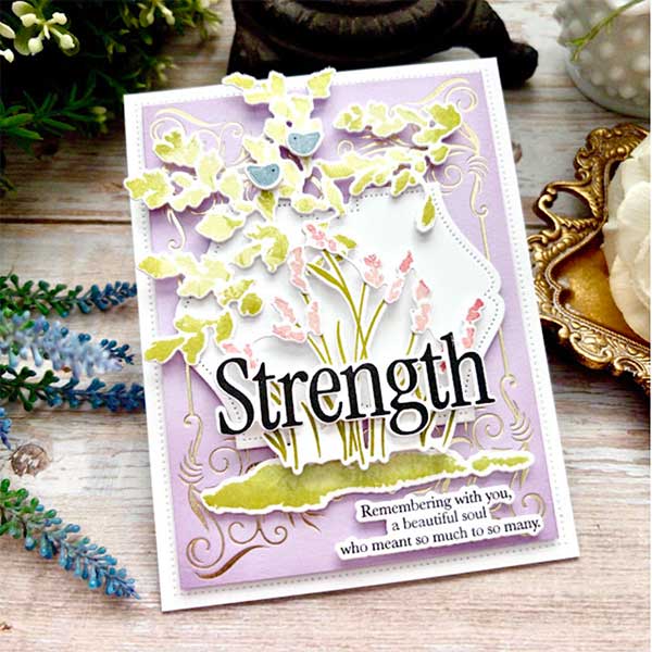 Papertrey Ink This is Big Sentiments: Strength Stamp