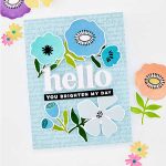 Hero Arts Hero Arts Abstract Floral Stamp & Cut