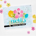 Hero Arts Hero Arts Abstract Floral Stamp & Cut