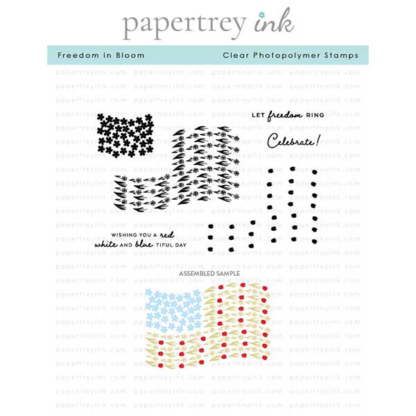 Papertrey Ink Freedom in Bloom Stamp