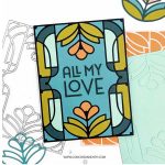 Concord & 9th Gilded Glass Stamp Set