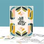 Concord & 9th Gilded Glass Stamp Set
