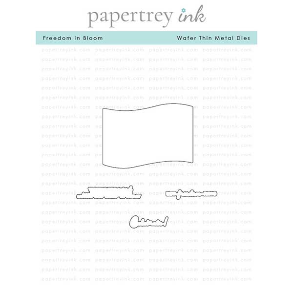Papertrey Ink Freedom in Bloom Dies