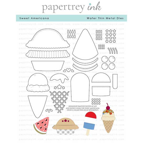 Papertrey Ink Sweet Americana Dies