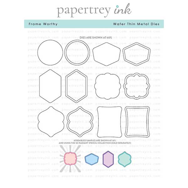 Papertrey Ink Frame Worthy Dies