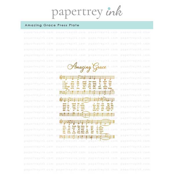 Papertrey Ink Amazing Grace Press Plate