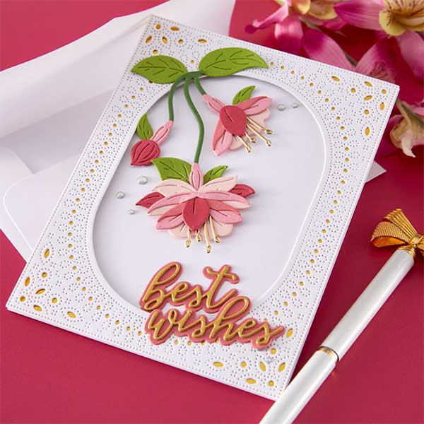 Spellbinders Magical Fuchsia Etched Dies