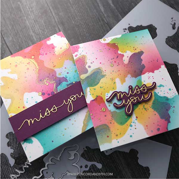 Concord &amp; 9th - Kristina Werner Splash Stencil Pack