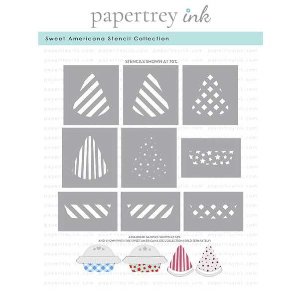 Papertrey Ink Sweet Americana Stencil Collection