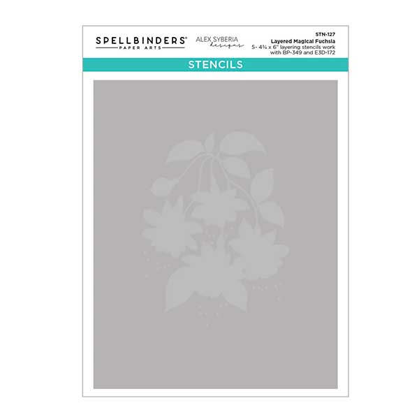Spellbinders Layered Magical Fuchsia Stencil