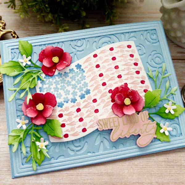 Papertrey Ink Cover Plate: Gathering Florals Die