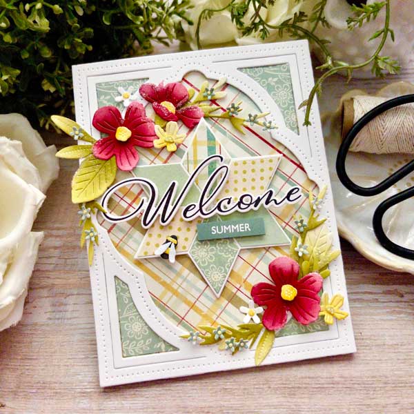 Papetrey Ink This is Big Sentiments: Welcome Stamp