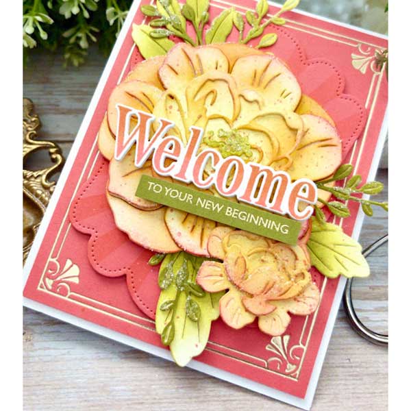 Papertrey Ink Big Blooms: Elegant Rose Dies