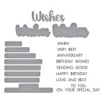 Spellbinders Very Best Wishes Set by Lisa Horton