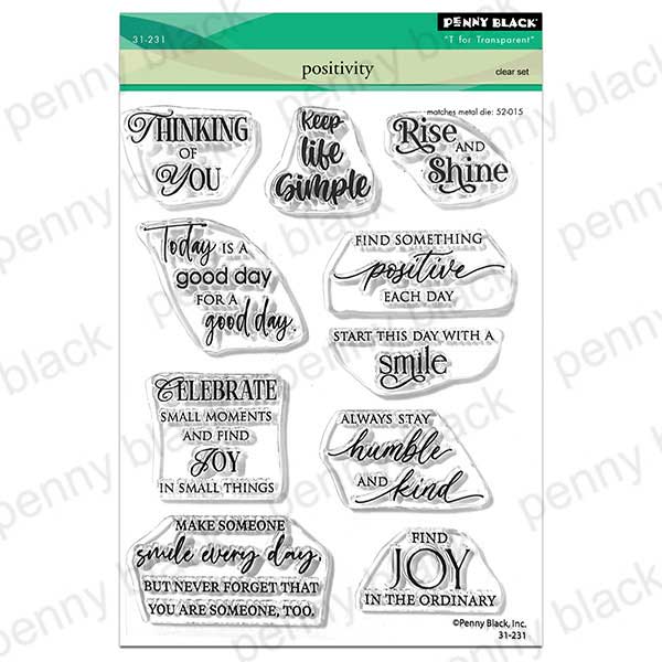 Penny Black Positivity Stamp Set