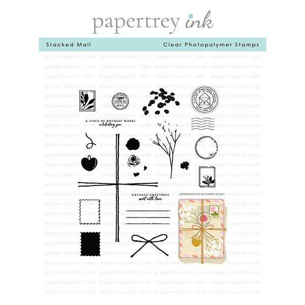 Papertrey Ink Stacked Mail Stamp