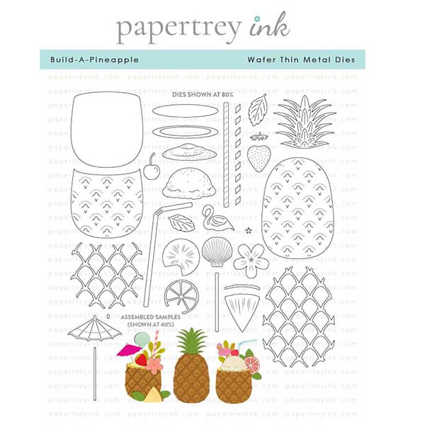 Papertrey Ink Build-A-Pineapple Dies