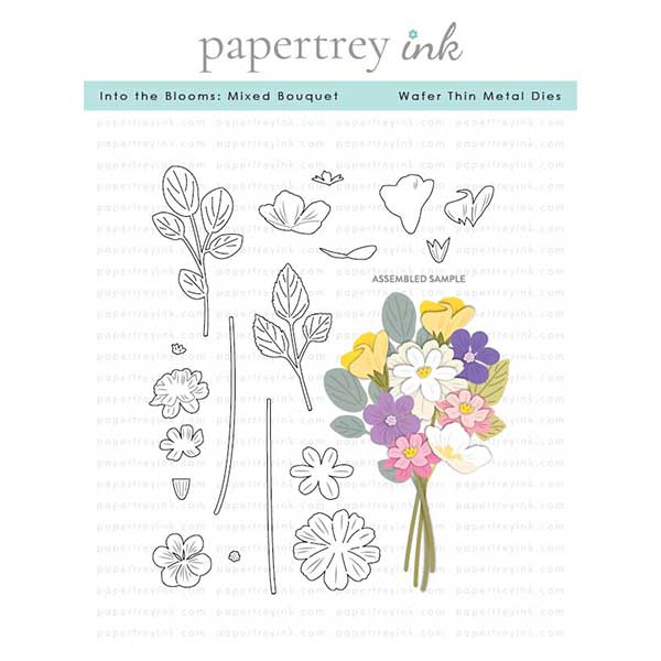 Papertrey Ink Into the Blooms: Mixed Bouquet Dies