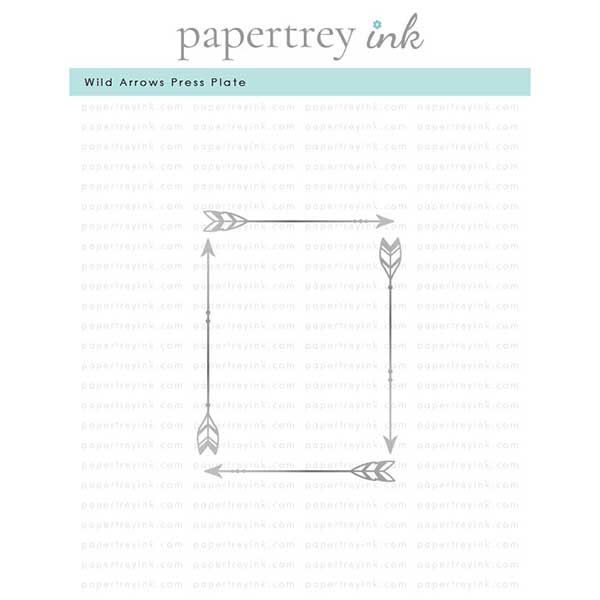 Papertrey Ink Wild Arrows Press Plate