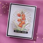 Spellbinders Script Text BetterPress Plate