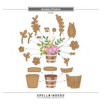 Spellbinders Garden Planter Etched Dies by Lisa Horton