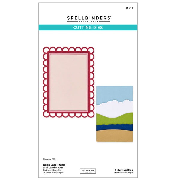 Spellbinders Open Lace Frame and Landscapes Dies