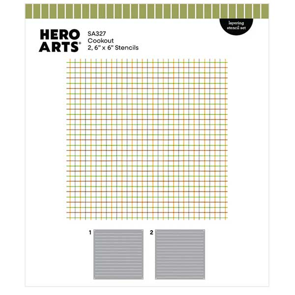 Hero Arts Cookout Layering Stencil Set